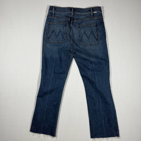 Mother Hustler Patch Pocket High Waist Ankle Fringe Jeans NEW WITHOUT TAGS sz 34 - Picture 8 of 14